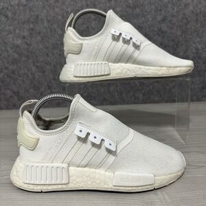 Adidas NMD_CS2 Primeknit Women's Size 5 White Slip-On Sneakers FW6444 Boost